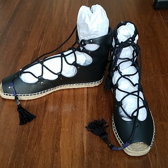 Cynthia Vincent Gladiator Sandals Espadrilles 6.5 - Picture 2 of 7